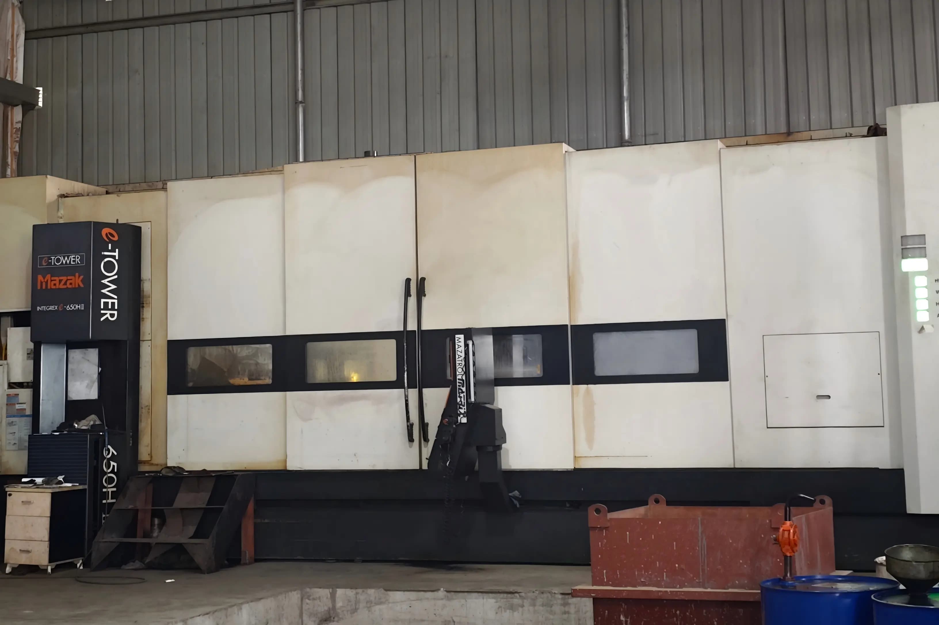 Mazak Integrex e-650H on SCPM's 5-axis multi-tasking machining floor