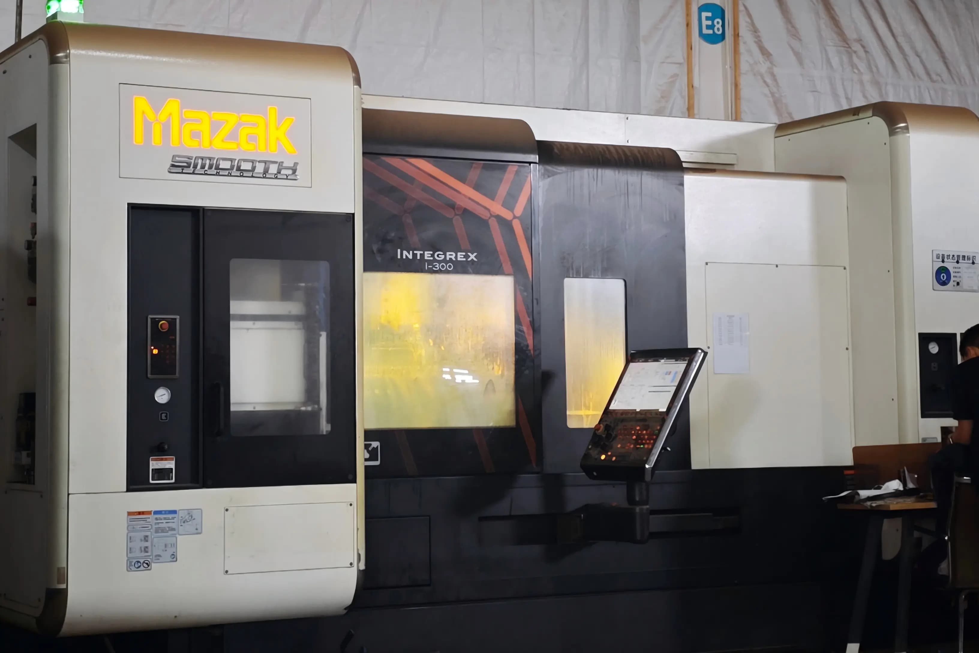 Mazak Integrex i-300 on SCPM's 5-axis multi-tasking machining floor
