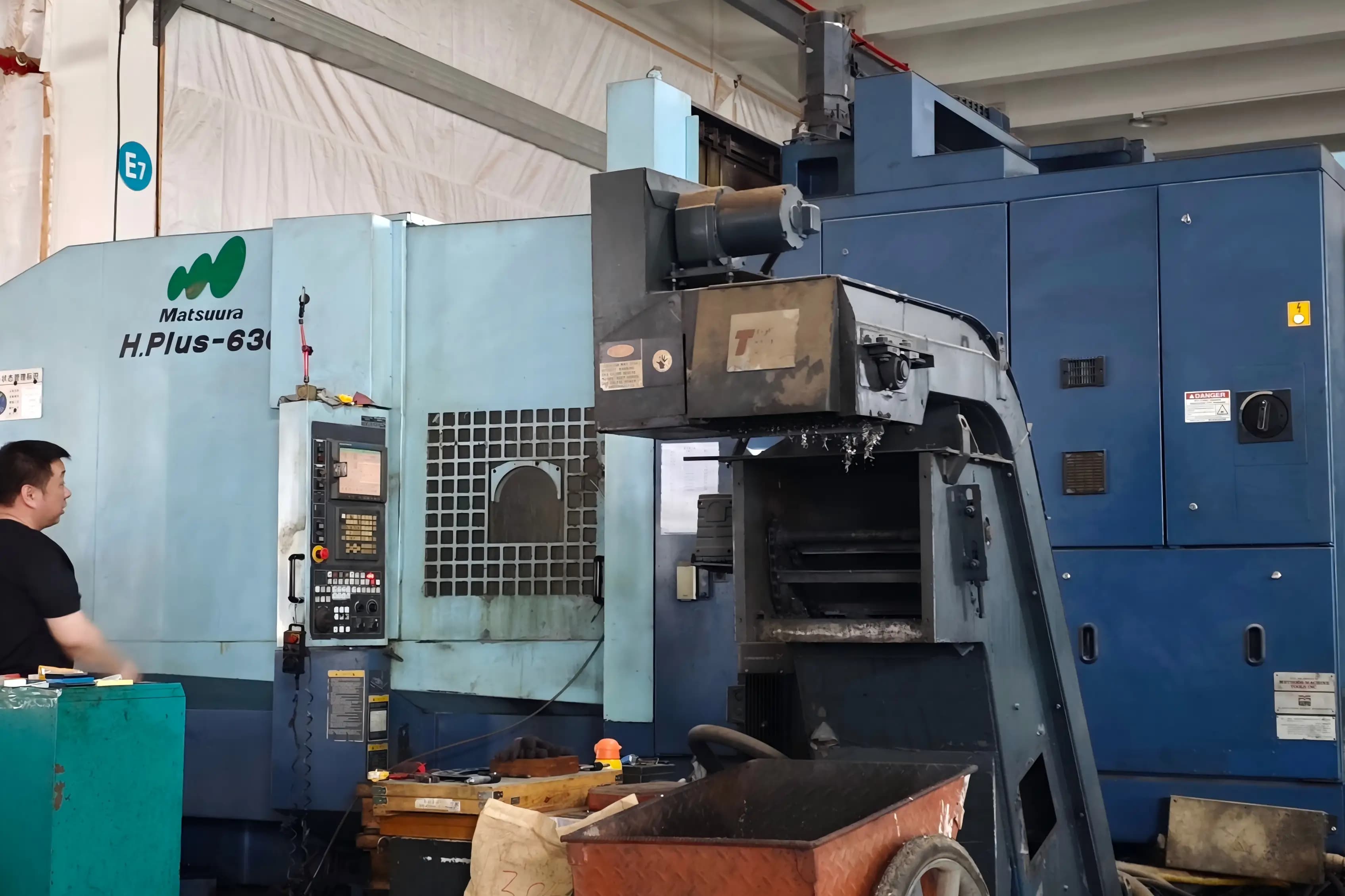 4-Axis Horizontal Machining Center on SCPM's cnc milling floor