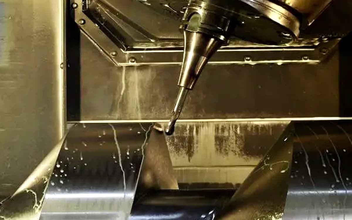Mazak Integrex multi-tasking center performing turn and 5-axis milling on a complex rotating part
