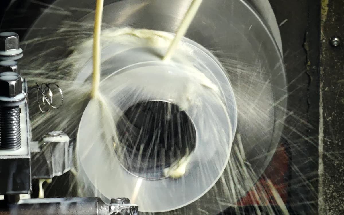Precision grinding process for fine tolerance machined surfaces