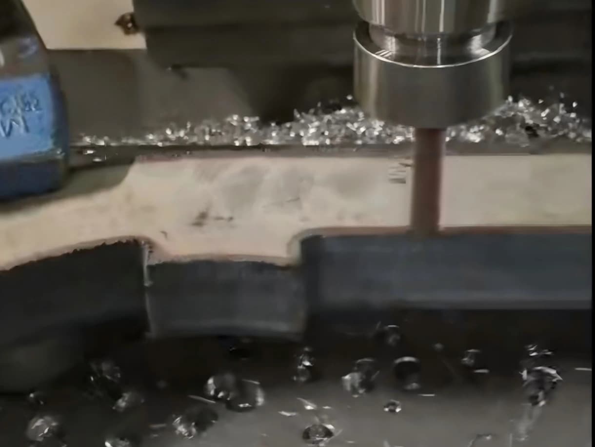 Rough-machine each section from solid stock
